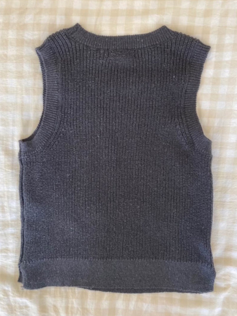 NWT Calvin Klein grey sleeveless knit top - Picture 2 of 4